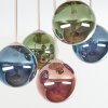 Chehalis 5-light globe ceiling light for living room, modern retro, G9, Ø 45 cm