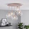 Chehalis globe ceiling light, 5-light round ceiling fixture, ø 45 cm, G9