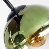 Koyoto 4-light ceiling light with globe shades, E14 sockets, modern retro style