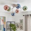 Chehalis globe ceiling light, 6-light round ceiling lamp, G9, Ø 58 cm