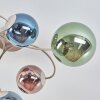 Chehalis globe ceiling light, 6-light round retro design, ø 64 cm, G9 socket