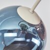 Chehalis 6-light globe ceiling light, retro flush ceiling fixture, G9, ø 64 cm