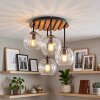 Koyoto ceiling light, 4-light globe shade ceiling light with E14 sockets, Ø 39.5 cm
