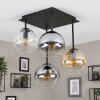 Koyoto 4-light ceiling light with globe shades for dining room and living room