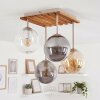 Gastor 4-light ceiling light with globe shades for dining room and living room
