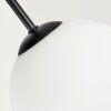 Modern Cluster Ceiling Light Gastor with 4 white glass shades, E14, ø 15 cm
