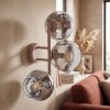 Modern Cluster Wall Light Koyoto with three vertically arranged round shades