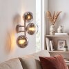 Modern Cluster Wall Light Koyoto with three vertically arranged round shades