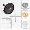 Boho Style cluster ceiling light Gastor with 5 clear, smoked and amber glass shades