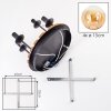 Modern Cluster Ceiling Light Gastor with four amber and clear glass shades