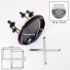 Cluster Ceiling Light Koyoto with 4 smoke-coloured and clear glass shades
