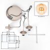 Cluster pendant light Gastor, height-adjustable during installation, with amber glass shades