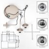 Cluster Pendant Light Gastor, height-adjustable during installation, smoke shades