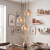 Cluster pendant light Gastor, height-adjustable during installation for the dining table