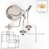 Cluster pendant light Gastor, height-adjustable during installation for the dining table