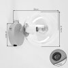 Vintage Globe Wall Light Gastor with spherical amber and clear glass shade, E14