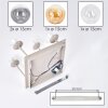 Cluster ceiling light Gastor with four round glass shades in smoked, amber and clear