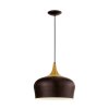 Eglo OBREGON pendant light brown, Light wood, pink, 1-light source