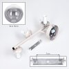 Modern Cluster Ceiling Light Gastor with three smoked and clear glass shades