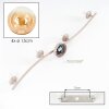 Modern cluster ceiling light Gastor with four amber clear glass shades for the dining table