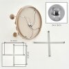 Cluster ceiling light Gastor with sand-coloured wood slats and smoked glass shades