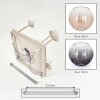 Modern Cluster Ceiling Light Koyoto with 5 Amber, Smoke and Clear Glass Shades