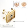Modern cluster ceiling light Chehalis with five round amber and clear glass shades