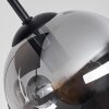 Modern Cluster Ceiling Light Gastor with 4 smoke-coloured glass shades