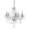 Marie NOWA antique-style 5-light chandelier, E14, height-adjustable for dining room