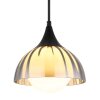 NOWA Eva single-light dome pendant light for dining room and kitchen, G9, Ø 20 cm