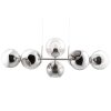 NOWA Pilar Globe Pendant Light 8-Light 38 cm Modern Pendant Lamp for Dining Room, Hallway