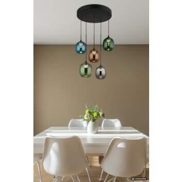 NOWA Minara LED Pendelleuchte Esstisch modern rund Ø 43 cm 3300 lm 3000 K 27 W