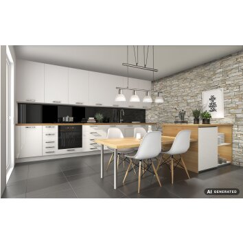 NOWA Daytona adjustable linear pendant light, 4-light, length 10 cm, E14, 3000 K, 1720 lm