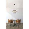 NOWA Rilas LED ring pendant light with double-ring design for dining room Ø 56 cm