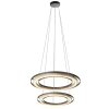 NOWA Rilas LED ring pendant light with double-ring design for dining room Ø 56 cm
