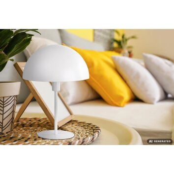 NOWA Meike Modern Mushroom Shaped Table Lamp with Cord Switch for Living Room E27 40 Watt