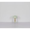 NOWA Paulin mushroom-look table lamp in green and ecru with metal shade, E27