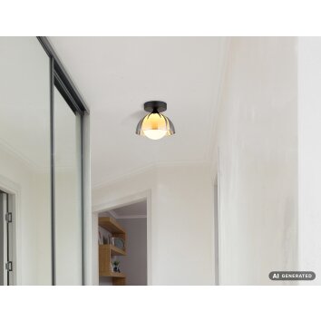 NOWA Eva compact round ceiling light 20 cm G9 10 Watt for dining room, hallway