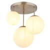 NOWA Kop 3-light globe pendant light for dining room, E27, 45 cm diameter, 44 cm high