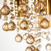 NOWA London round flush-mount ceiling chandelier 3-light E14 Ø 38 cm modern-vintage