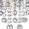 NOWA London Modern Vintage Decorative Round Flush Mount Ceiling Light 5-Light E14 Ø 46 cm