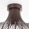 NOWA Mateo single-light round cage ceiling light ø 40 cm, E27, modern