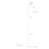 Steinhauer Pintino Floor Lamp with Swiveling Lamp Head, GU10, 133 cm, On/Off Switch