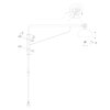 Steinhauer Pintino Classic Swing-Arm Wall Lamp with Switch for Living Room, GU10