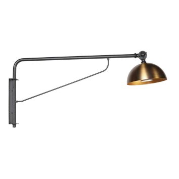 Steinhauer Pintino Classic Swing-Arm Wall Lamp with Switch for Living Room, GU10