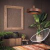 Steinhauer Flinter Round Pendant Lamp Modern E27 50 cm Dining Room Living Room