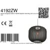 Steinhauer Sable drum pendant lamp, hanging lamp, round, 55 cm, E27, modern