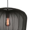 Steinhauer Sable drum pendant lamp, hanging lamp, round, 55 cm, E27, modern