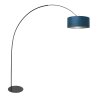 Steinhauer Curve Modern Arched Floor Lamp with Drum Shade, Reading Lamp