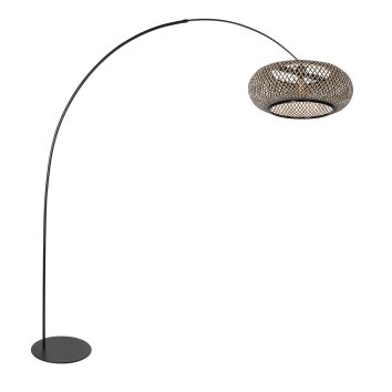 Steinhauer Curve Modern Single-Light Arc Floor Lamp for Living Room and Dining Room